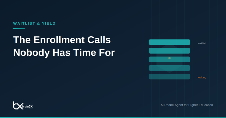 Waitlist and Yield Calls: The Enrollment Conversations Nobody Has Time For